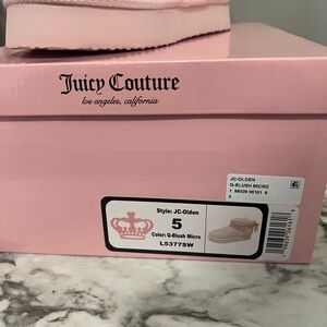 Juicy Couture Blush Pink Shoe Box with Logo